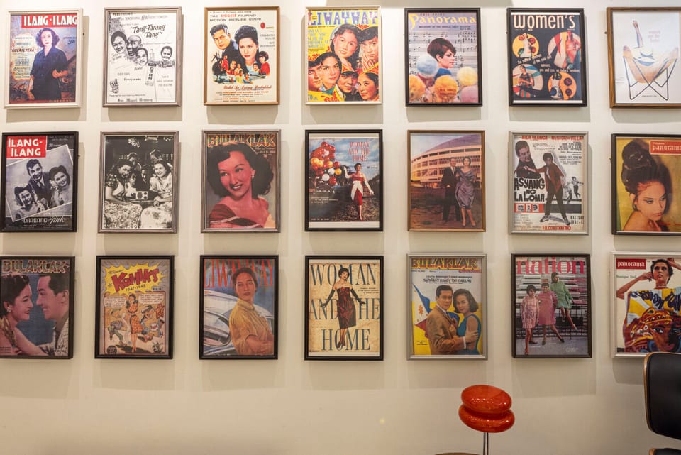 Magazine covers post war.